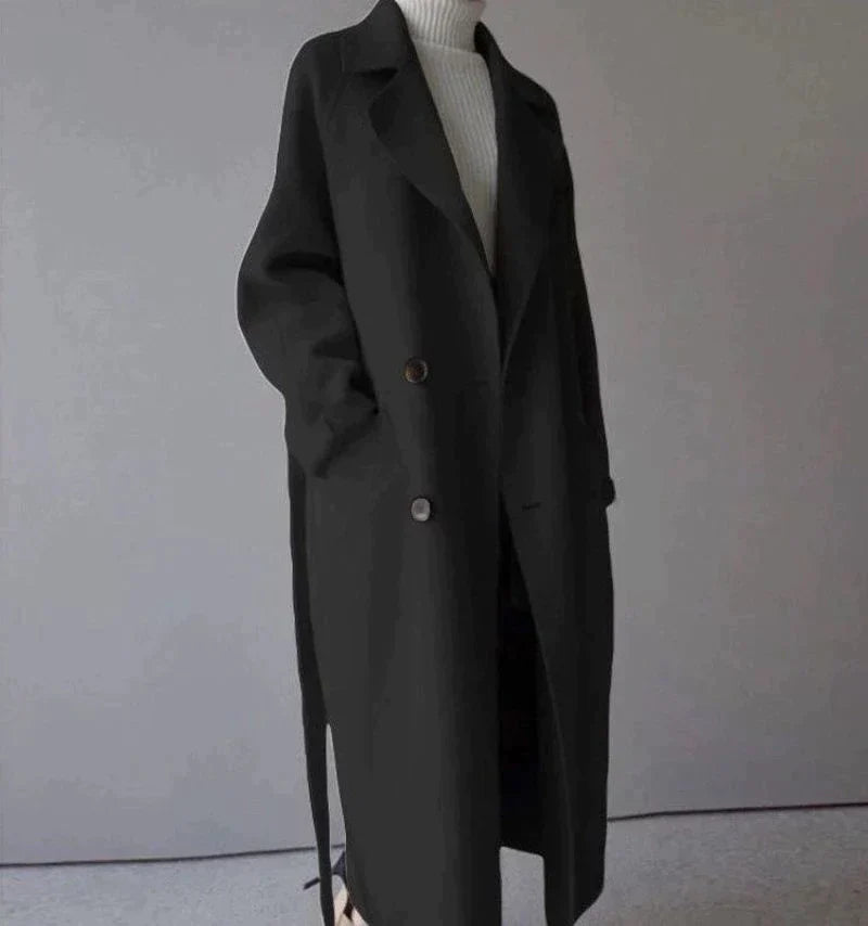 Sarah™ | Cappotto in lana Lungo
