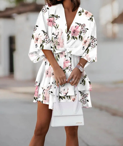 Valeria - Mini Abito Floreale Boho