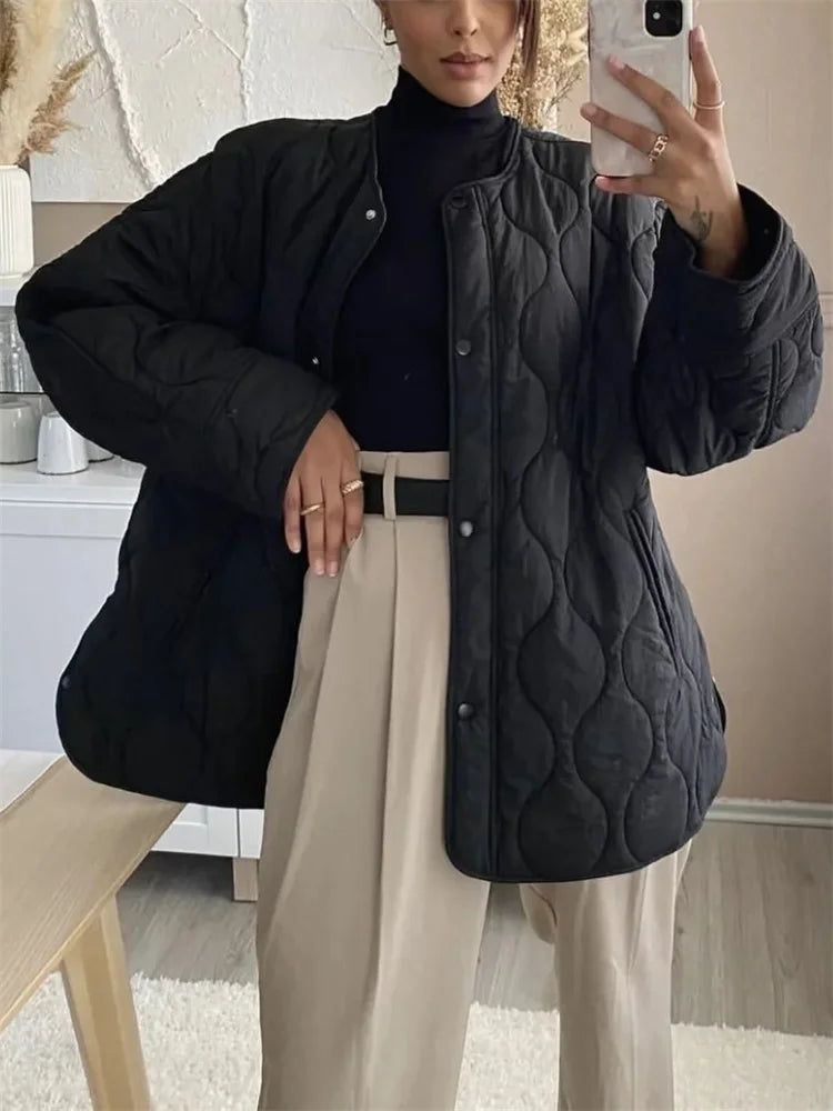 CAROLA | Giacca invernale Casual Larga da donna