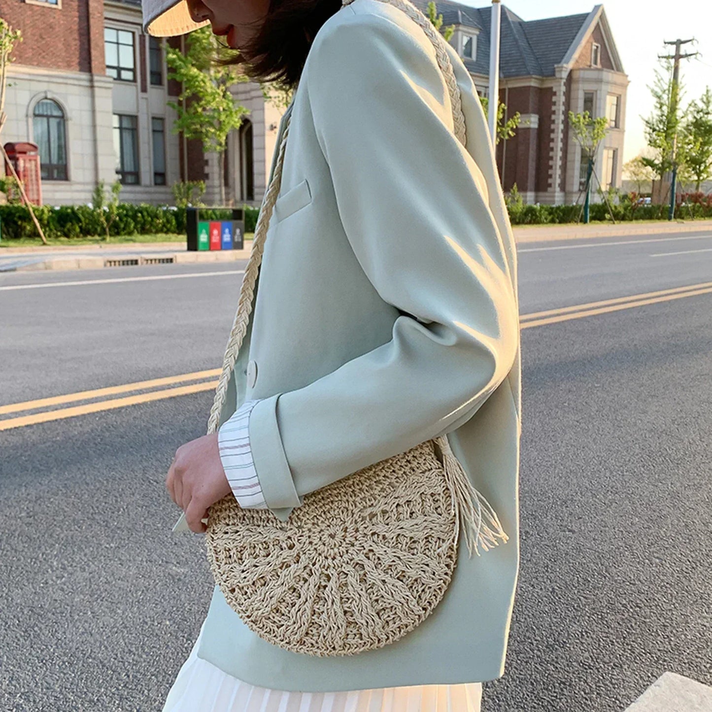 Eirinora | Borsa a spalla di Uncinetto in Stile boho