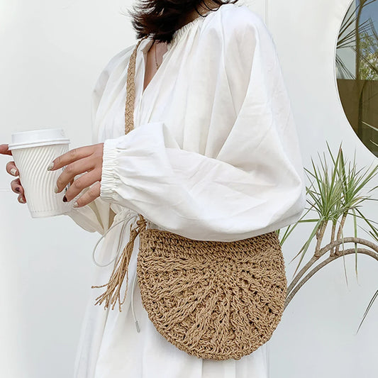 Eirinora | Borsa a spalla di Uncinetto in Stile boho