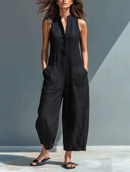 Lotte™ | Jumpsuit senza maniche minimalista