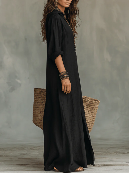 Abito lungo Elegante Willow - Fluido e Senza tempo