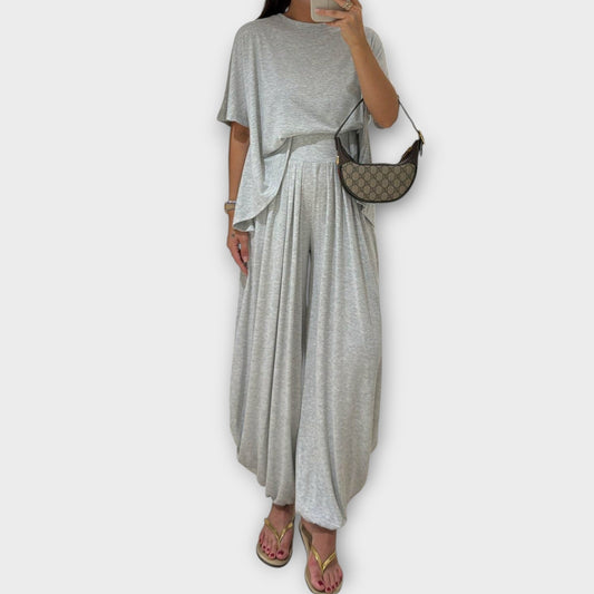 Set Completo Casual di Top e Pantaloni lungos