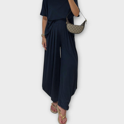 Set Casual Completo di Top e Pantaloni lungos