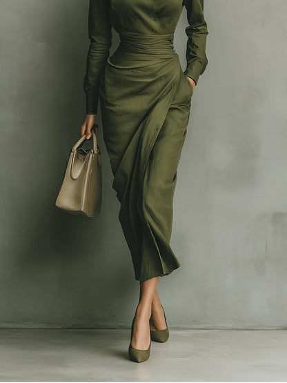 Hera | Abito maxi entallado elegante
