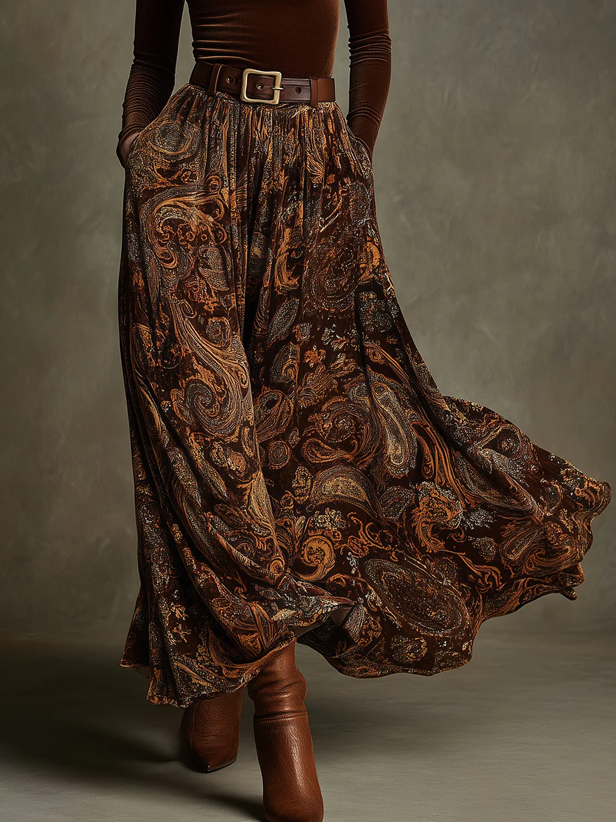 Candelaria | Completo vintage e gonna maxi