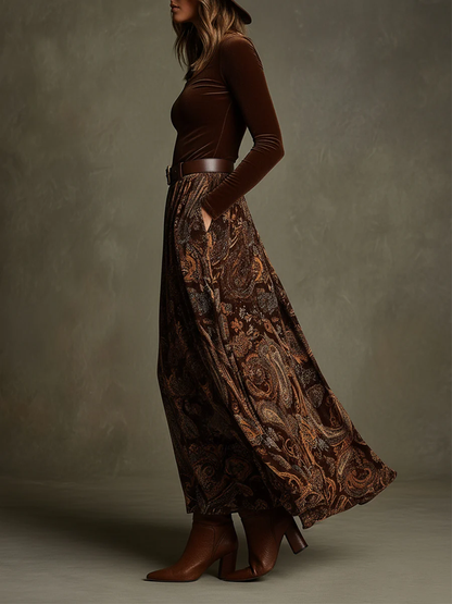 Candelaria | Set vintage e gonna maxi