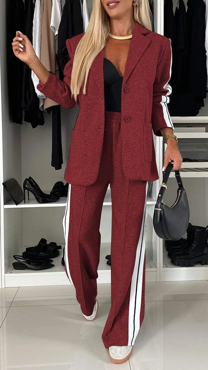 BRIELLE – SET DI BLAZER E JOGGER DEPORTIVO LUXE