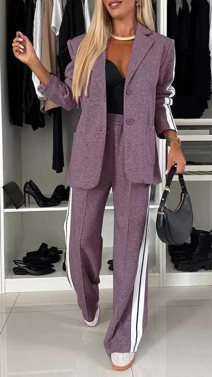BRIELLE – SET DI BLAZER E JOGGER DEPORTIVO LUXE