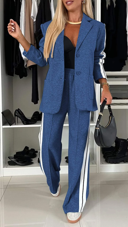 BRIELLE – SET DI BLAZER E JOGGER DEPORTIVO LUXE