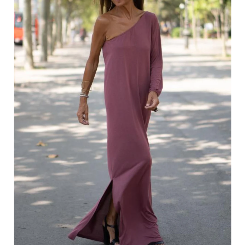 Flynn – Abito elegante monospalla