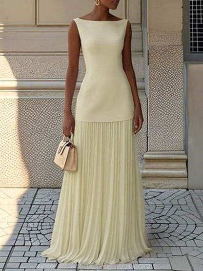 JULIET – ABITO MAXI SENZA MANICHE DI ELEGANZA INTEMporal