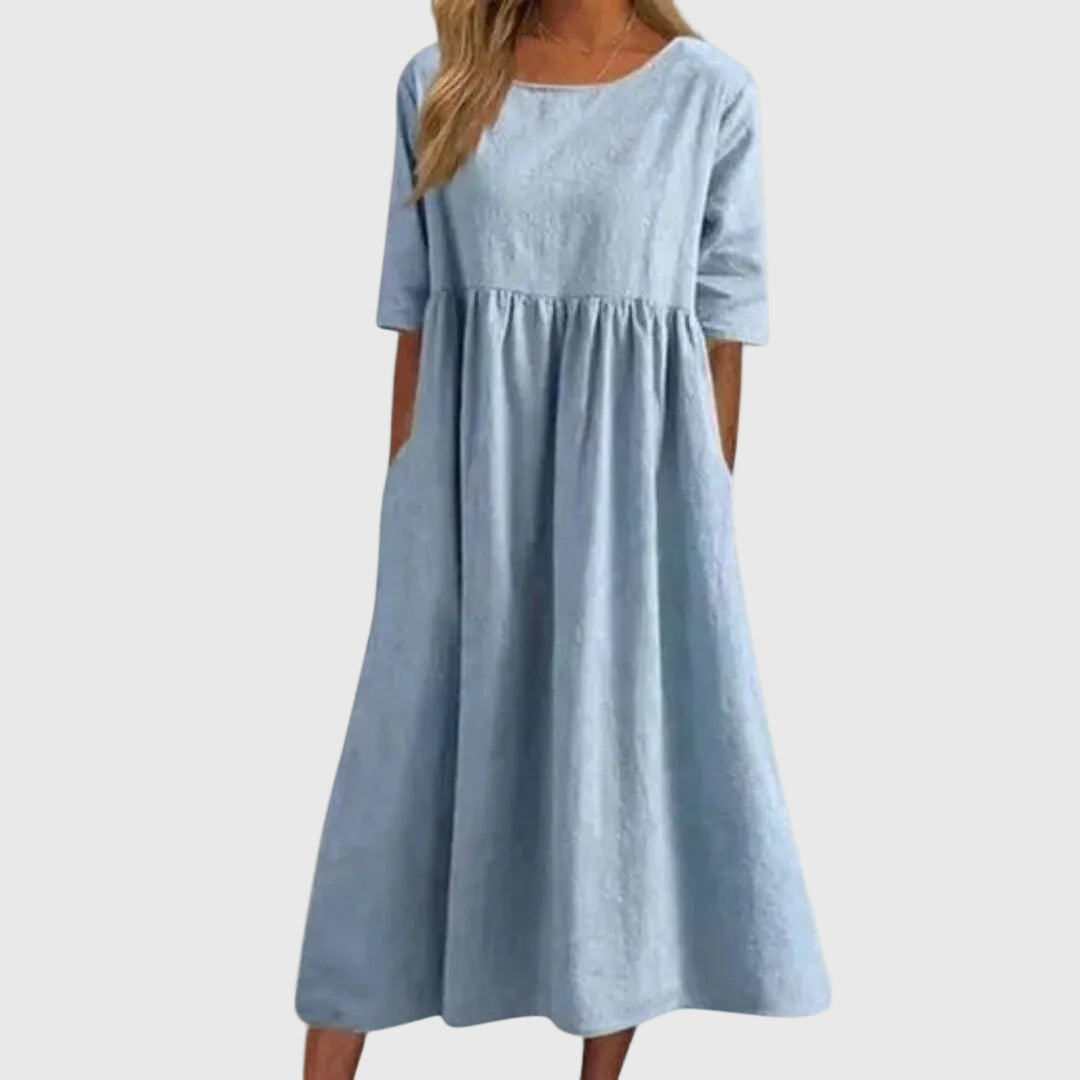 Haisley | Elegante Abito midi Fluido