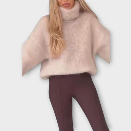Maglione Oversize con Collo alto