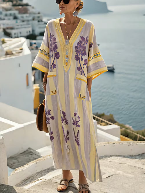 Abito in lino Boho