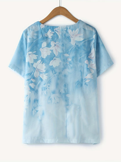 Sienna – Blusa con Dettaglio con bottoni Floreali