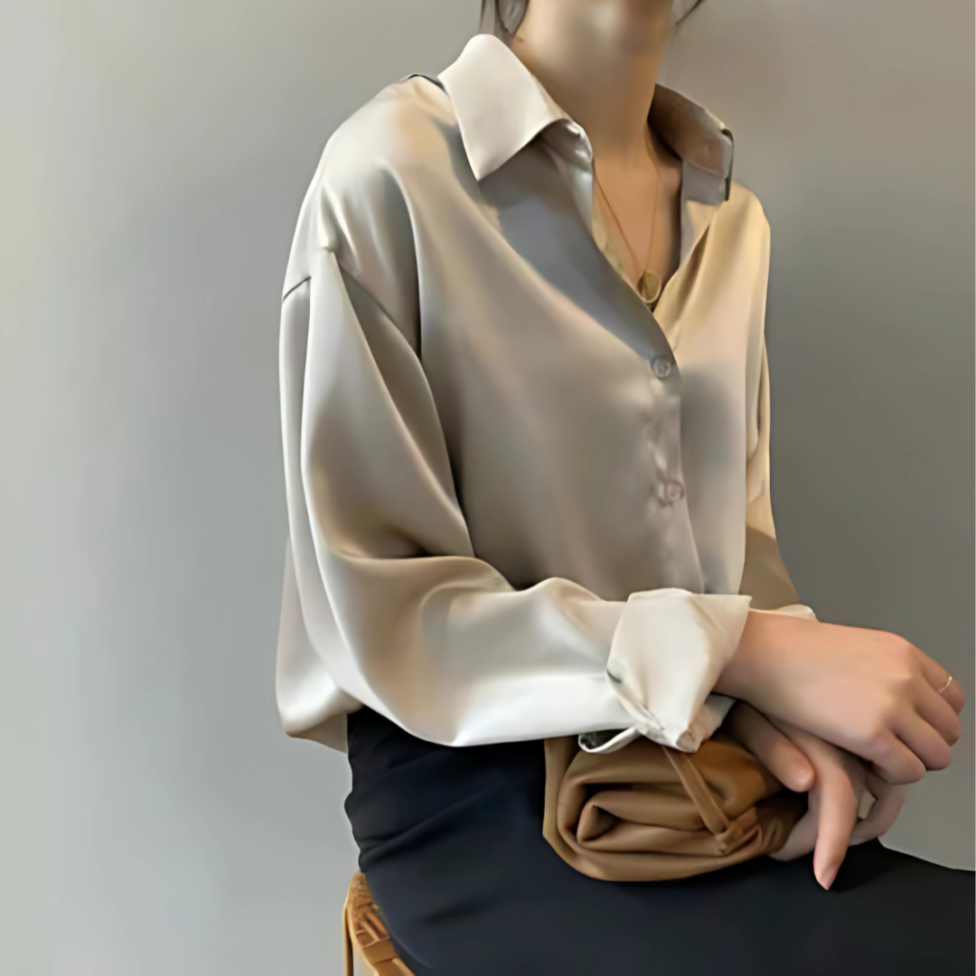 Celina – Blusa Classica con bottoni