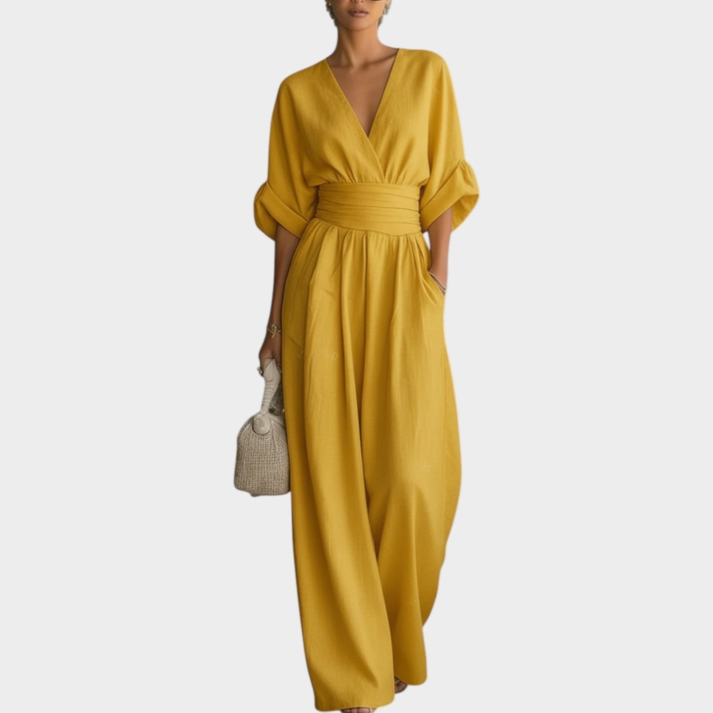 Jumpsuit ampio Drappeado