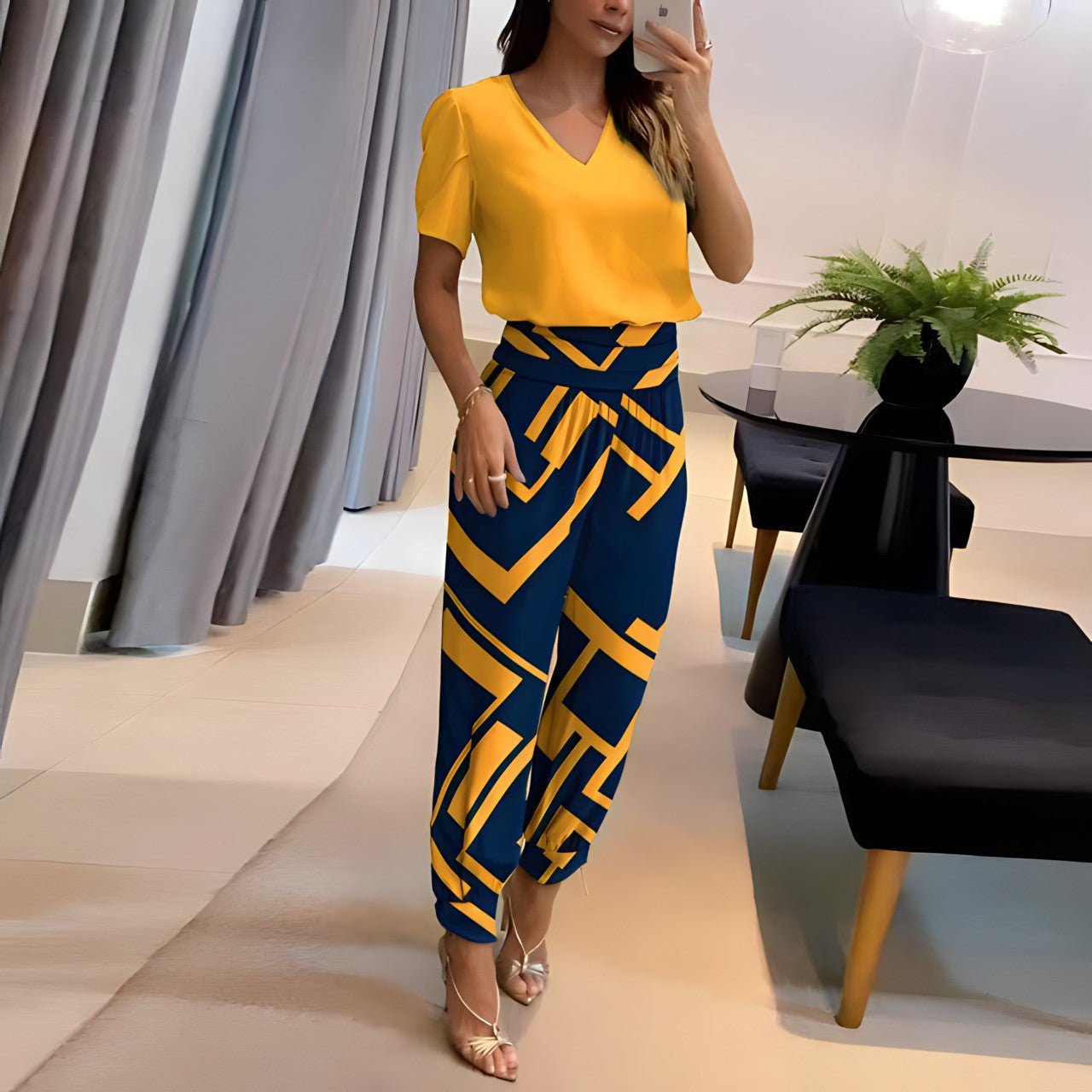 Kenzie – Set alla moda con Blusa e Pantaloni