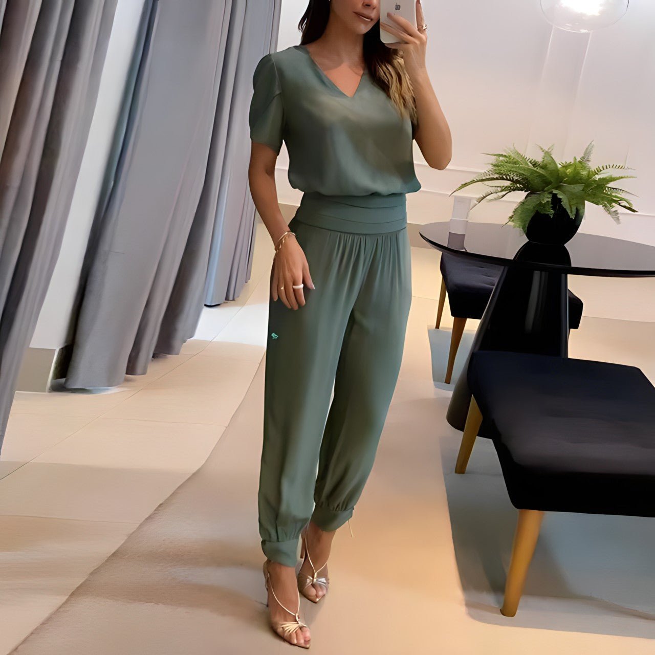 Kenzie – Set alla moda con Blusa e Pantaloni