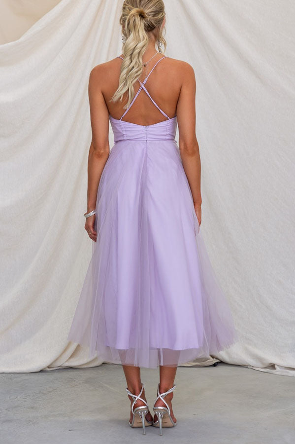 Abito lungo Elegante con Bustier - Abito da cerimonia Fluido