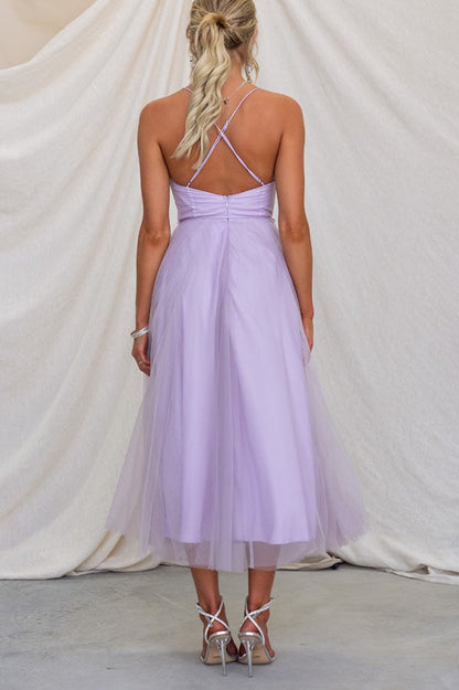 Abito lungo Elegante con Bustier - Abito da cerimonia Fluido