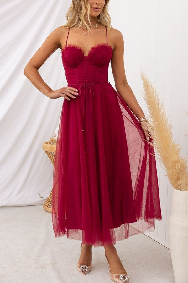 Abito lungo Elegante con Bustier - Abito da cerimonia Fluido