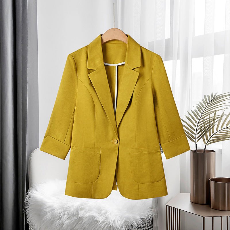 VEITLINDE IN BLAZER IN LINO CLASSICO