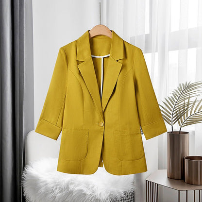 VEITLINDE IN BLAZER IN LINO CLASSICO