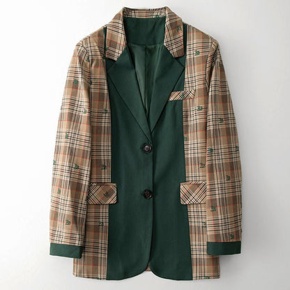 BLAZER RETRÒ A QUADRI KATHELINA I
