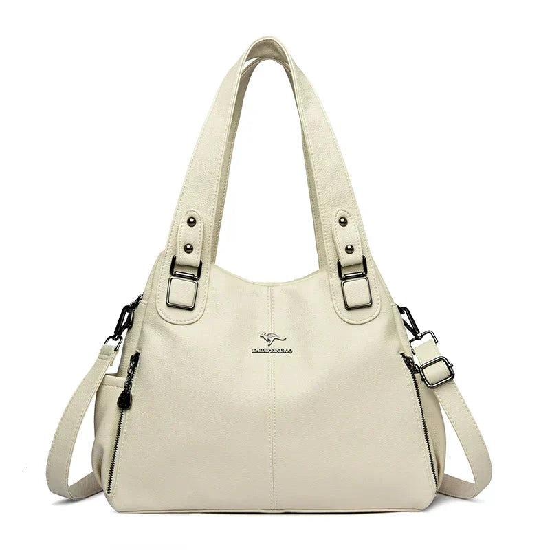 India™ – Borsa a Spalla Classica in Pelle Vintage