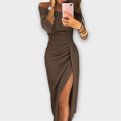 Lena - Abito elegante con spalle scoperte