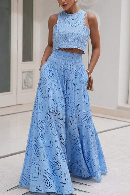 Completo in pizzo Maura