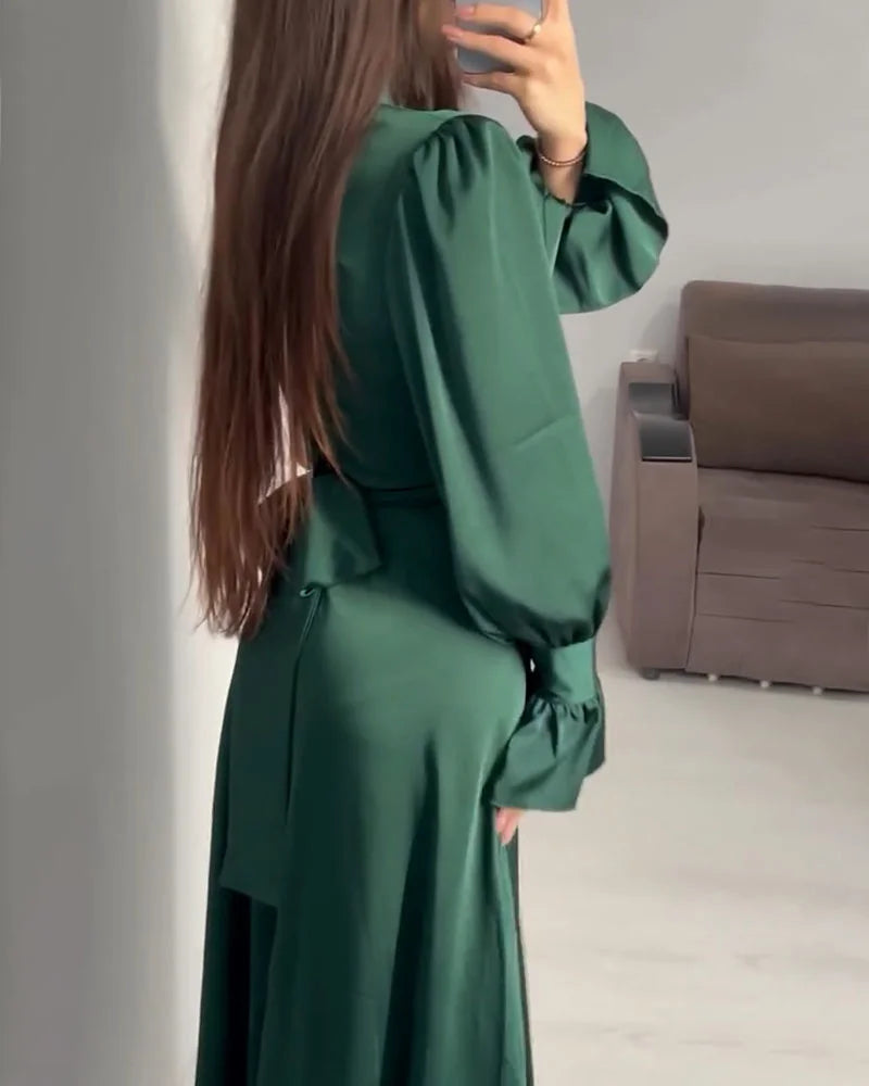 ItalianFrost - Abito Maxi di Raso
