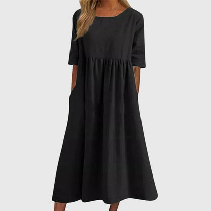 Haisley | Elegante Abito midi Fluido