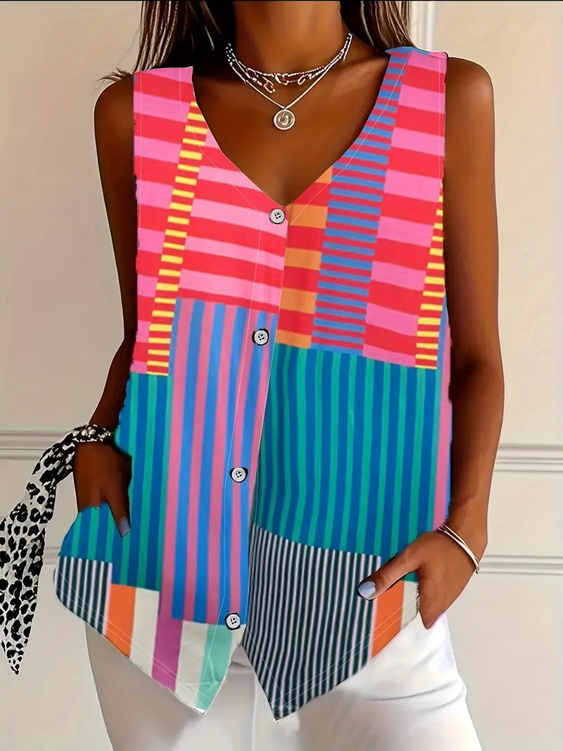 SHANE – CAMICIA RILASSATA DI BOTTONI CON scollo a V