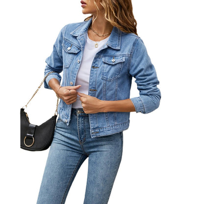 Charlotte | Giacca in denim con bottoni