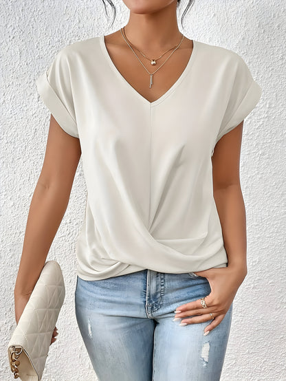 Maia – Top di collo a V con Cinta Frontale