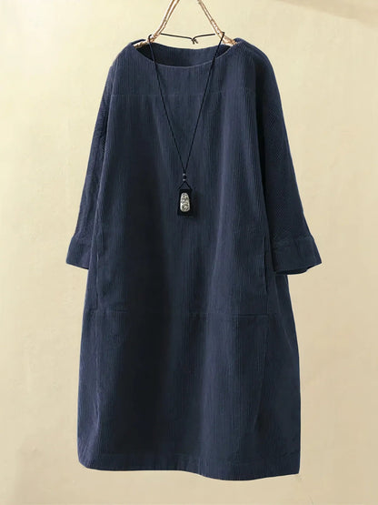 Zophie™ - Abito di Pana Vintage Rilassato