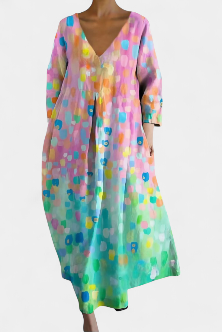 NAOMI – ABITO MIDI ART BLOOM