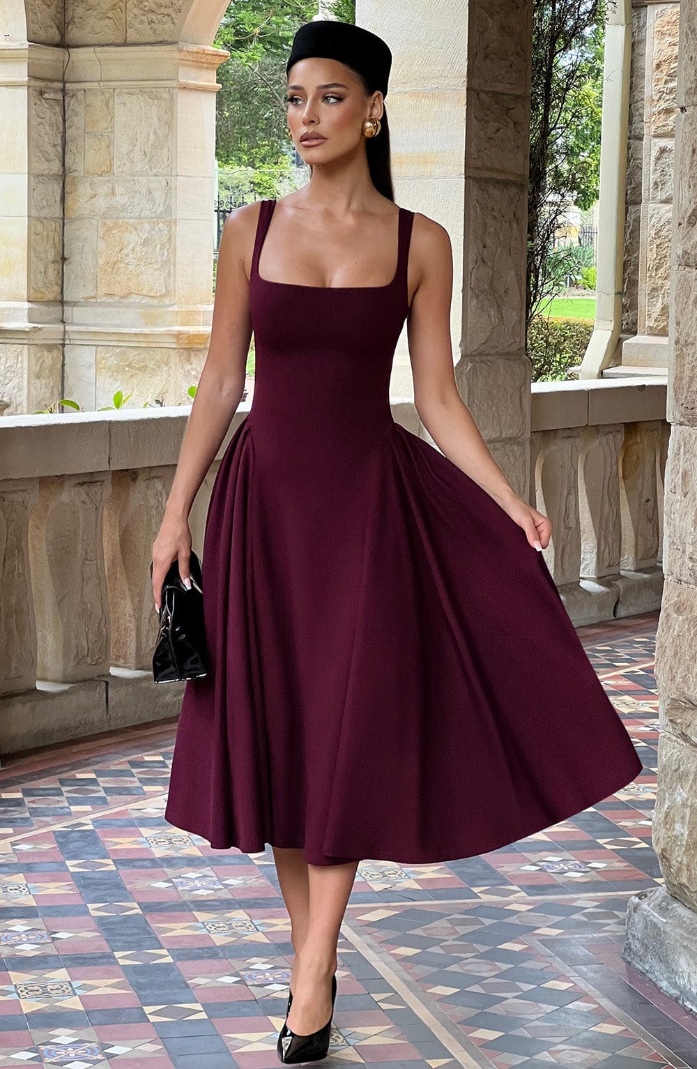 Betty | Abito midi di Laca Cereza