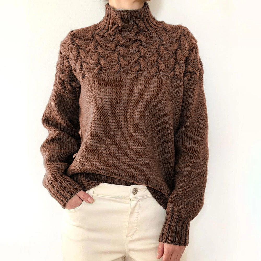 Elena | Maglione a collo alto in lana