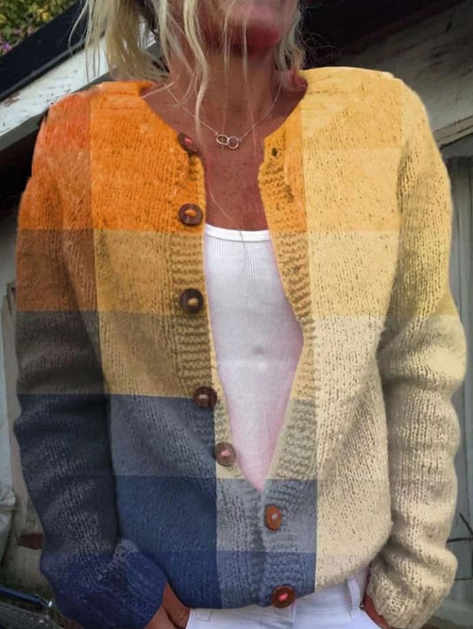 Orla | Cardigan con stampa Geométrico