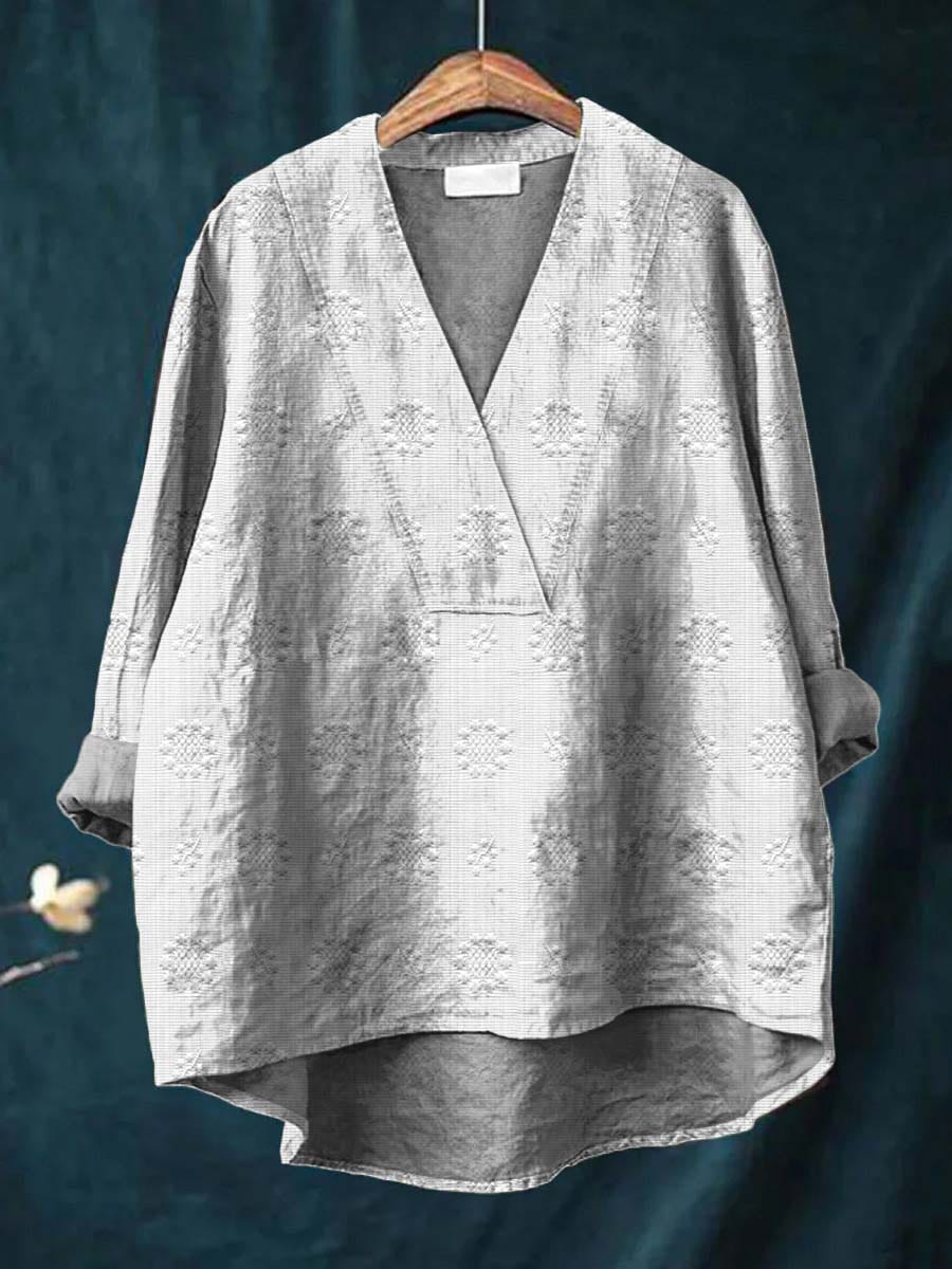 Blusa in lino Cara