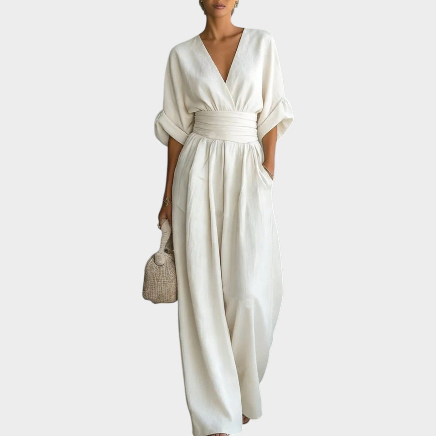 Jumpsuit ampio Drappeado