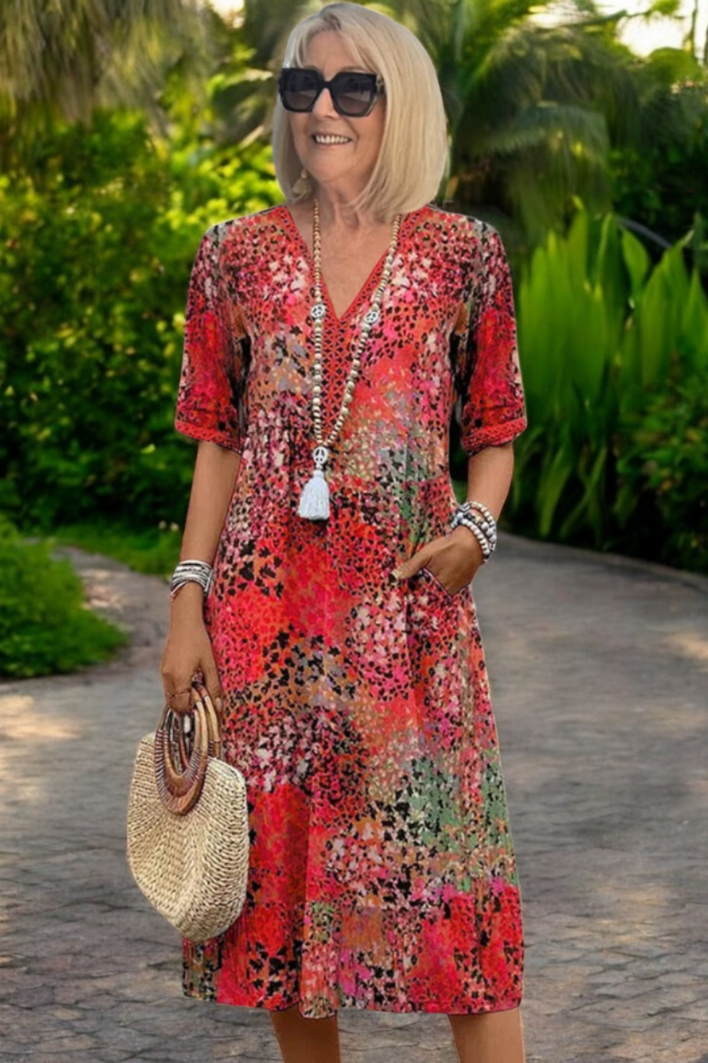 Vanessa | Abito Boho Fluido