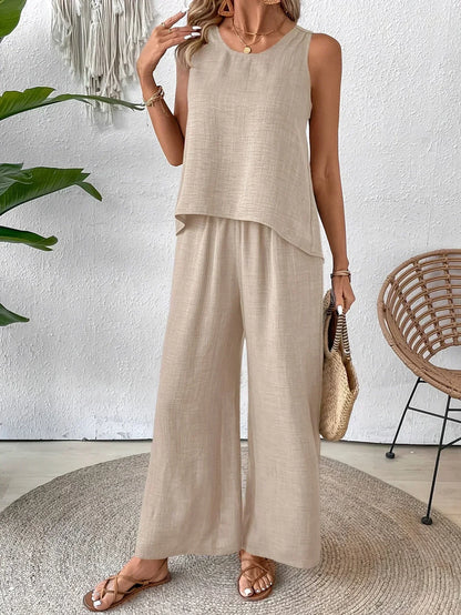 ELOWEN – SET DI TANK E PANTALONI PER TUTTO IL GIORNO