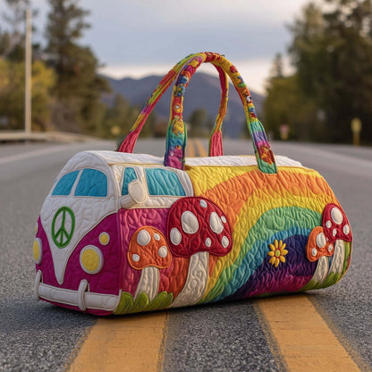 Luna – Borsa da Viaggio Trapuntata con Design Artigianale