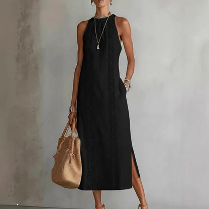 Abito maxi Vittoria - Eleganza Senza tempo e Ricamo artigianale